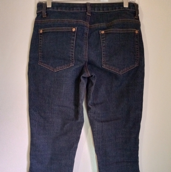 Mixit dark wash Capri jeans women's size 8 - Picture 6 of 7